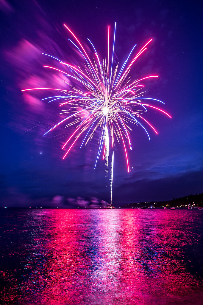 Labor Day Fireworks at Lake Tahoe Taken the night before L… Flickr