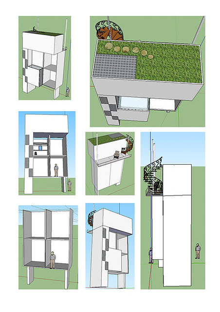 Google SketchUp Freight Container Home