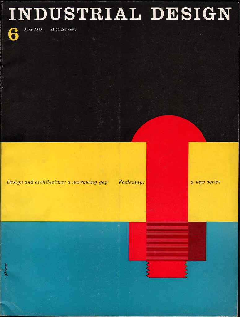 Industrial Design magazine June 1959 Cover design by James… Flickr