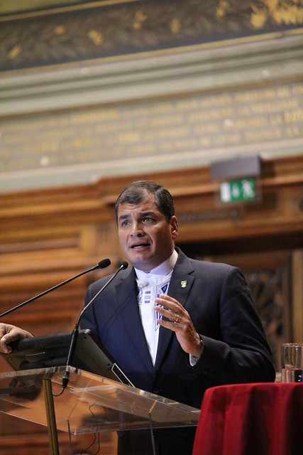 Conférence exceptionnelle de Rafael Correa, Président de la République de l’Équateur