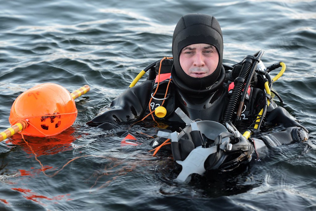 Royal Navy Reservist Diver | A Royal Naval Reservist diver f… | Flickr