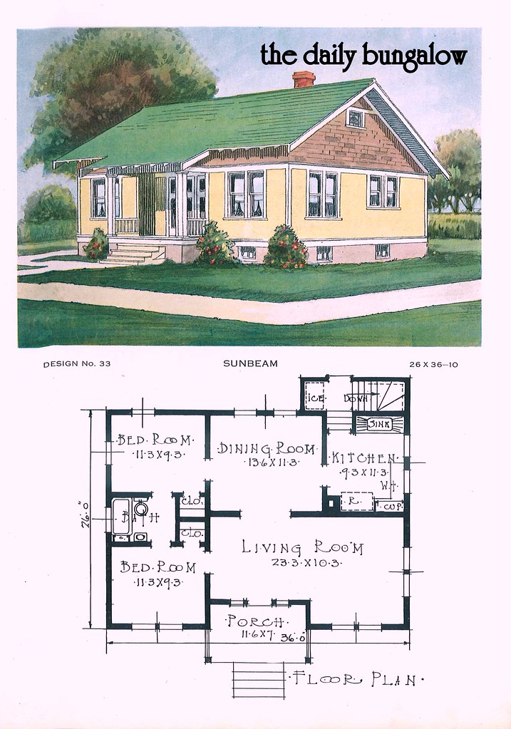 1920 Building Service House Plans | The Sunbeam | Daily ...