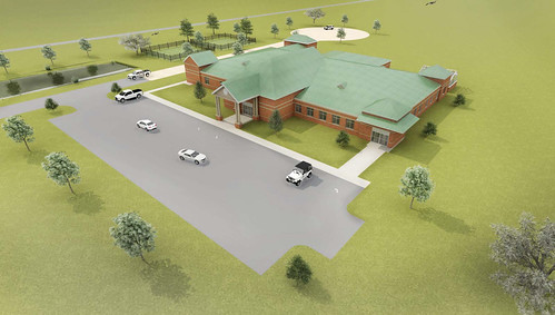 A rendering of the proposed academic complex in Gulf Shores.