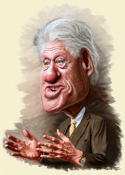 Clinton - Caricature (Painting) | This caricature is of Vega… | Flickr