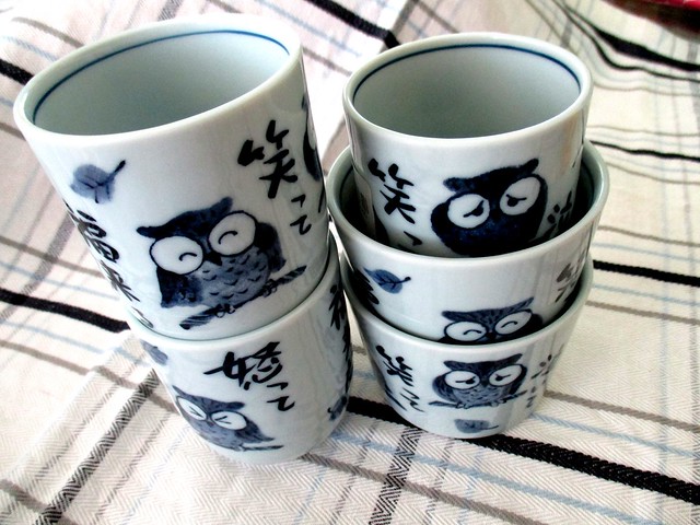 Owl tea cups from Annie