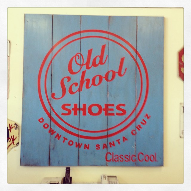 old school shoes shoot in Santa Cruz