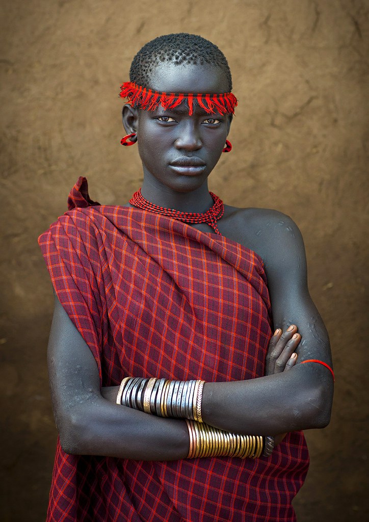 Miss Domoget, Bodi Tribe Woman With Headband, Hana Mursi -8726