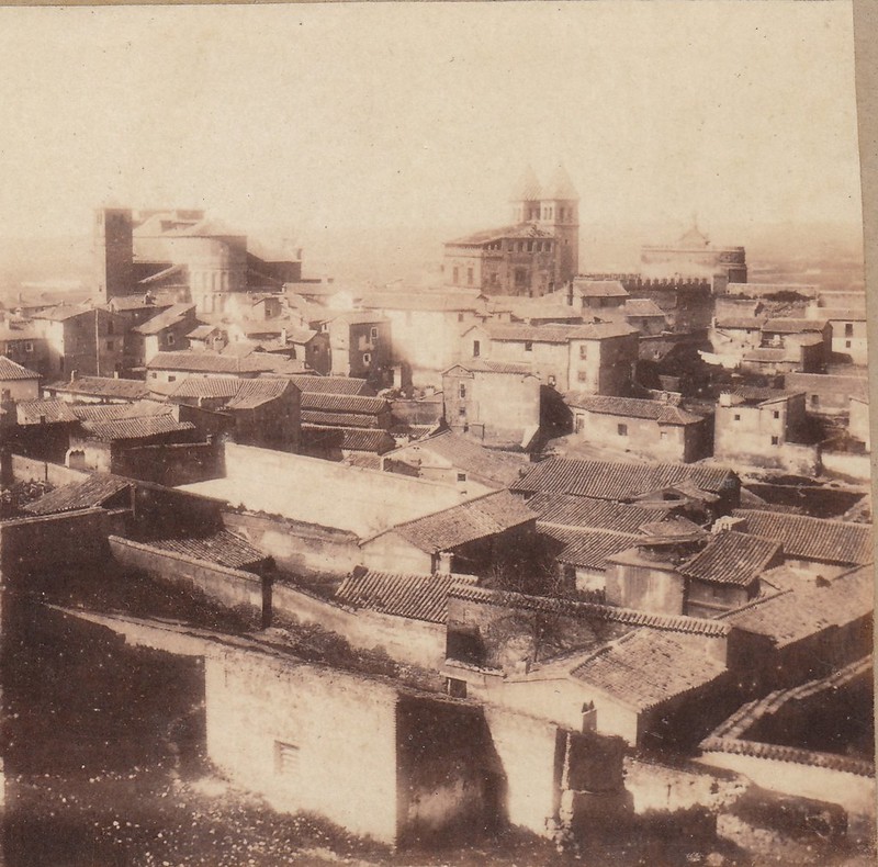 Barrio del Arrabal en 1856 por Joseph Carpentier. Colección Luis Alba