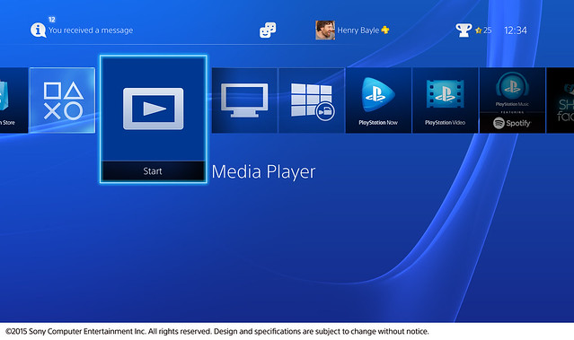 ps4 video player