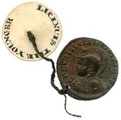 Emperor Licinius II coin from Perry Collection