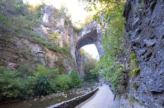 A visit to the Natural Bridge is a must on your Epic Fall Road Trip in Virginia