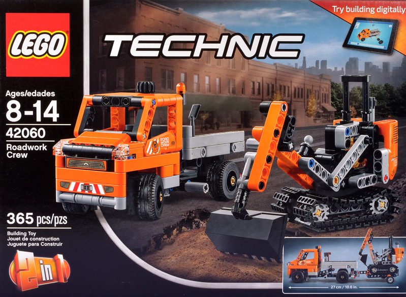 træthed ujævnheder Kilde LEGO 42060 Roadwork Crew review | Brickset