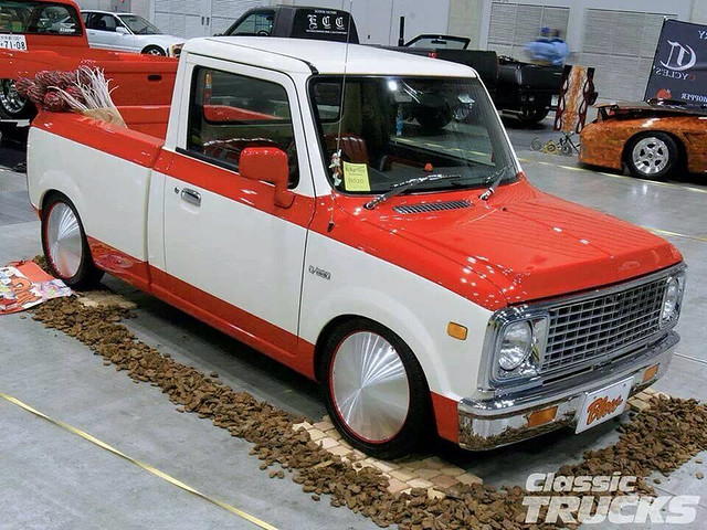 Chevy C-10 Look-a-like on a Nissan Cube Chassis. 