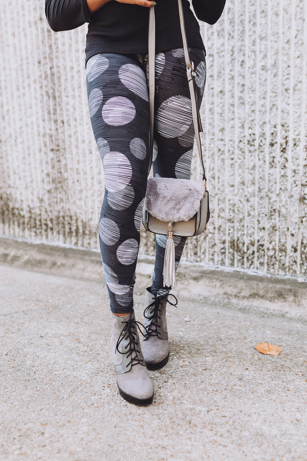 how to wear grey booties, candace hampton