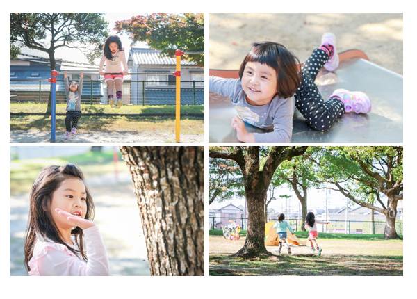 挙母神社（愛知県豊田市）　姉妹　七五三の前撮り写真出張撮影　公園　自然な　フォトスタジオ　写真館　全データ　女の子　着物