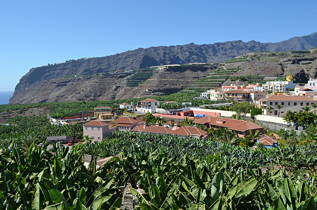 View across Tazacorte, La Palma