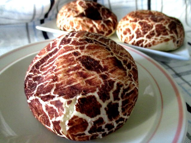 Steamed mushroom buns