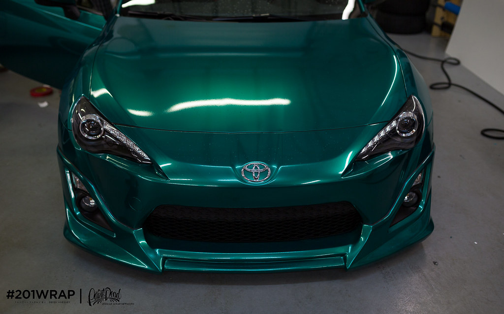 Scion FRS by 201WRAP PAINT IS DEAD Avery Emerald Green … Flickr