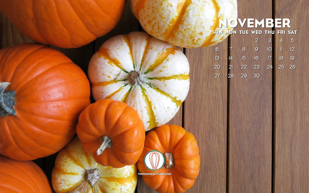 Foodies Freebie: November 2016 Wallpaper Collection