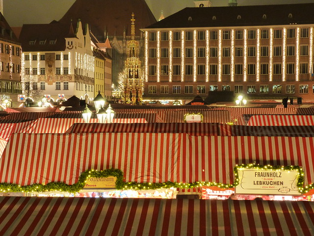 Mercado navideño de Nuremberg (Norte de Baviera, Alemania)