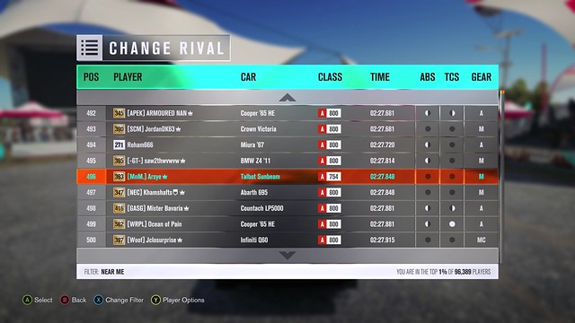 (FH3) RWD/FWD Restricted Cross Highway Trail RESULTS UP 31248962221_1448f4ca14_z