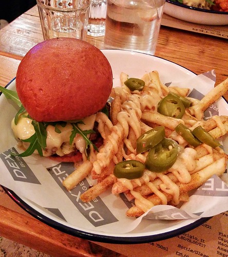 Dinner at the excellent Dexter Burger in Purley last week.