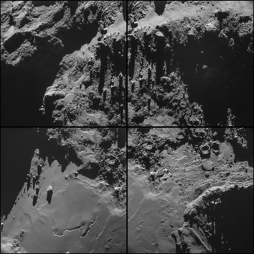 Comet 67P on 18 October - NAVCAM