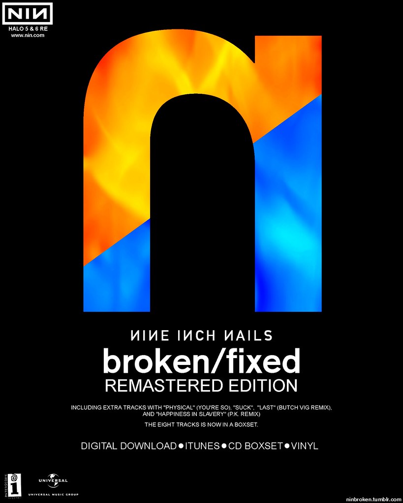 NIN Broken/Fixed remastered EP box set - print advert | Flickr