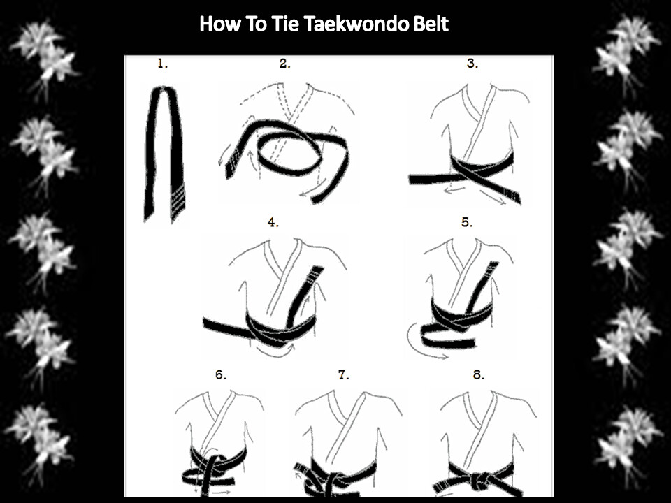 Find Out How to Tie A Black belt In Taekwondo Are you a