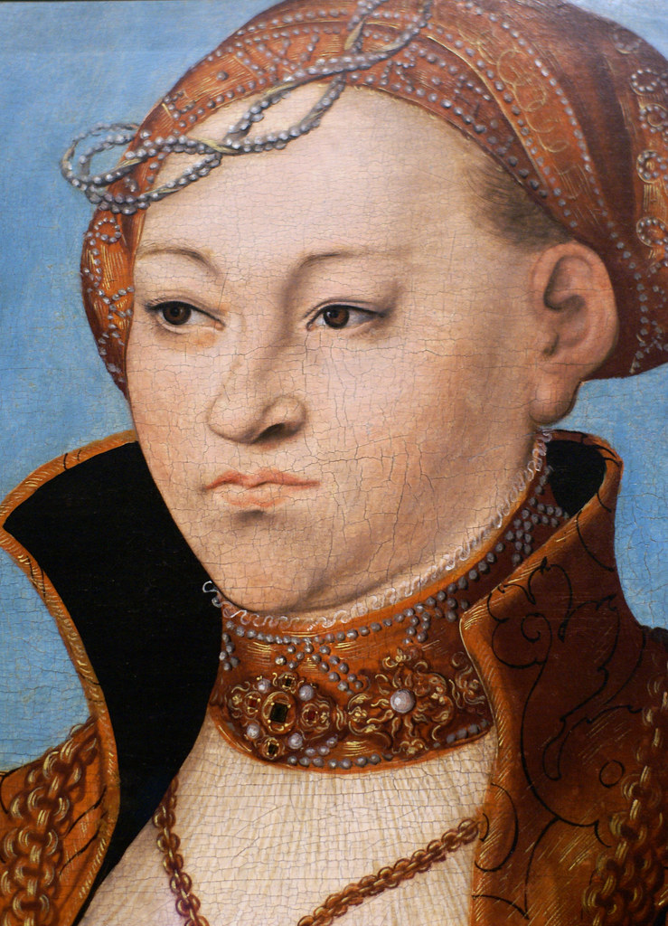 Ä., Bildnis der <b>Sibylle von</b> Sachsen, Detail (Portrait - 15362093910_f2ce8a4716_b