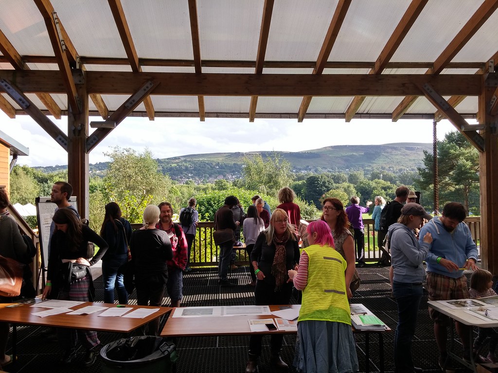 People at a permaculture event