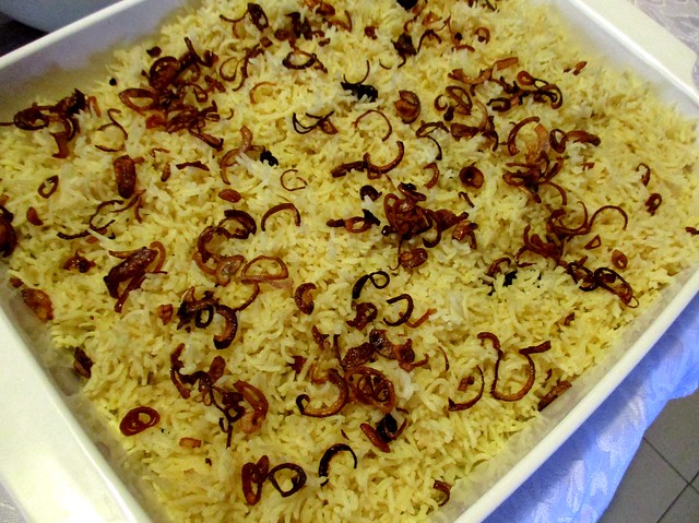 Christmas lunch basmati butter rice