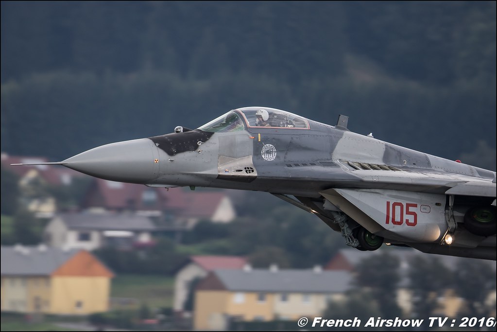 MiG-29 Polish Air Force , Polish Air Force Mikoyan MiG-29 ,airpower zeltweg 2016 , AIRPOWER16 - Österreichs Airshow , Steiermark , Austria, Canon Reflex , EOS System