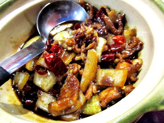 Ru by Restaurant claypot pork with dried chilies and salted fish