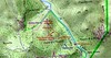 Carte avec la trace du raccordement Plateau de Ranedda - PR2