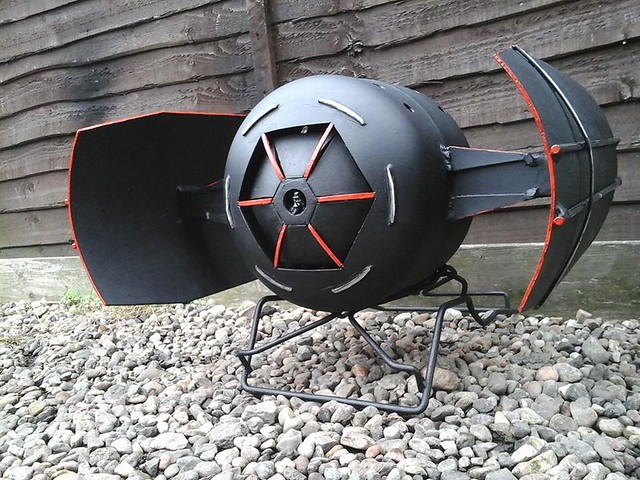 TIE Fighter BBQ Grill