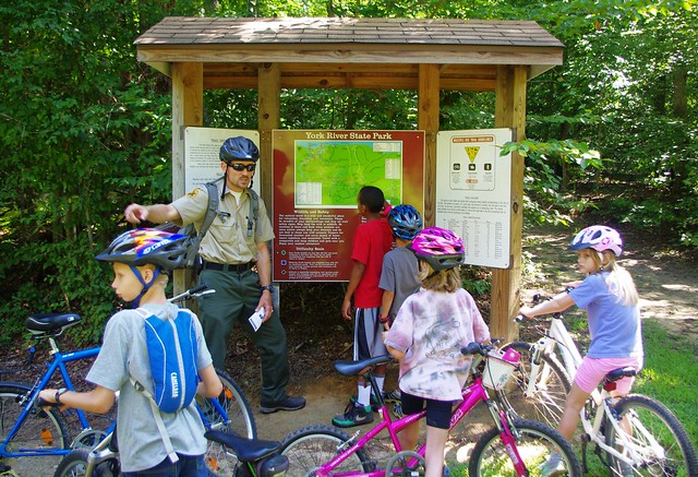 Get on your bike and ride like the wind at a Virginia State Park campground