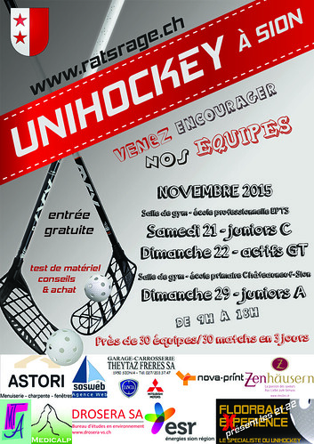 Le unihockey à la fête en novembre à Sion