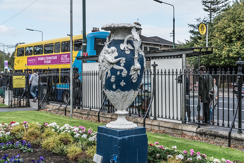  A Blue Urn located outside the Main RDS Building 