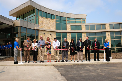 RD State Director Patty Clark participating in the ribbon-cutting ceremony