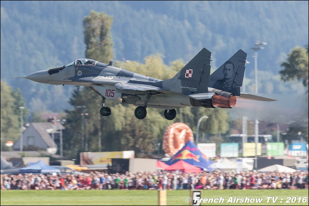 MiG-29 Polish Air Force , Polish Air Force Mikoyan MiG-29 ,airpower zeltweg 2016 , AIRPOWER16 - Österreichs Airshow , Steiermark , Austria, Canon Reflex , EOS System