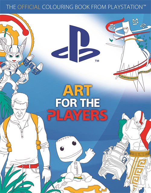 Get creative with PlayStation colouring book, Art For The Players, out today