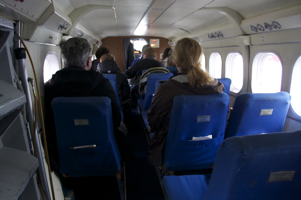 Interior of Norlandair DHC-6 Twin Otter - Grimsey Island 