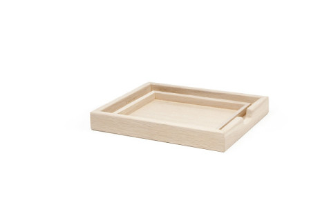 Bracket receive two affordable iPad wooden storage box