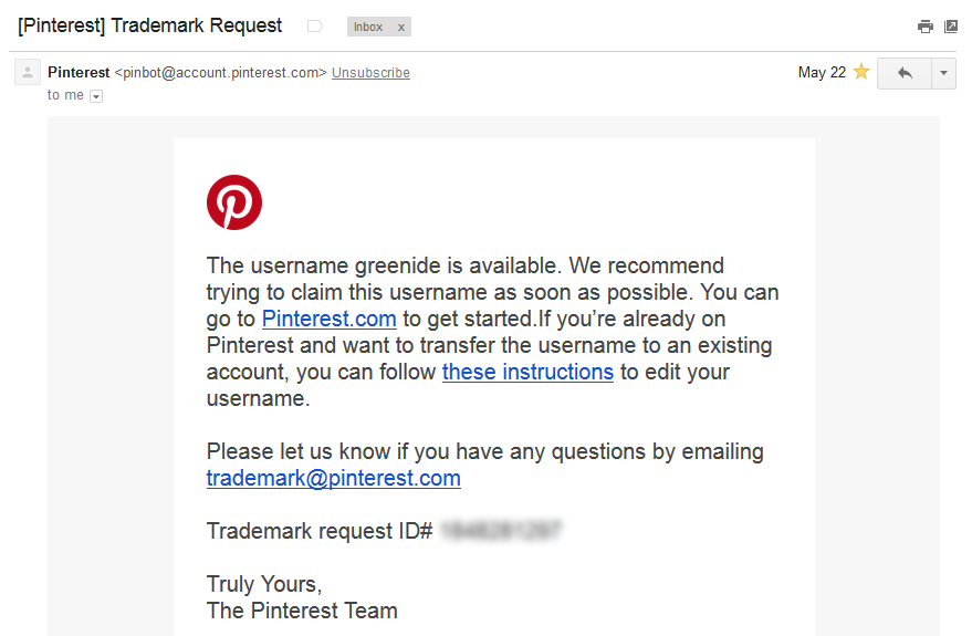 How We Claimed A Pinterest Username That S Already Been Taken