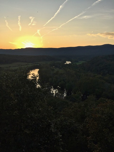 Be sure to visit Culler's Overlook if you find yourself here at sunset at Shenandoah River State Park, Virginia