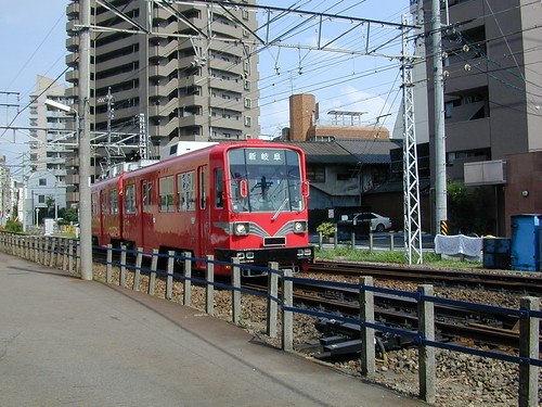 Mietetsu Mo880series in Tagami.Sta, Gifu,Gifu, Japan /2003?