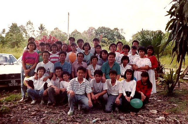 With my Chung Hua students back in the 80's