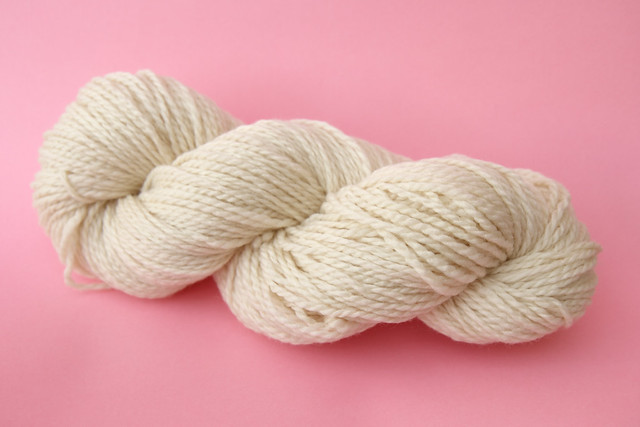 Awesome Aran – finest superwash British Bluefaced Leicester wool yarn 100g – undyed/natural