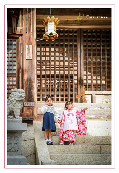 猿投神社（豊田市）　七五三写真撮影　同行撮影　ロケーションフォト　フォトスタジオ　写真館　着物　和装　女の子　
